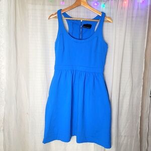 Cynthia Crowley Dress Womens Size Medium Blue